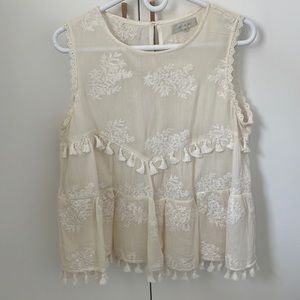 Anthropologie Peplum top